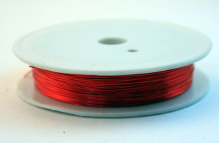 "Gamma" Проволока для бисера металл DG- 025 d 0. 25 мм 10 м №14 алый