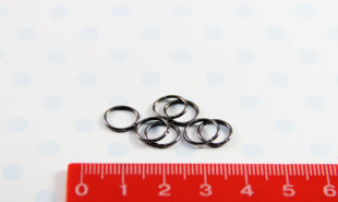 Кольцо для бус R-07 7мм 50 шт №03 под черный никель