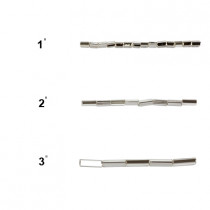 Бисер Чехия BUGLES 351- 22001 25, 4 мм 1 " 50г 17070 янтарный