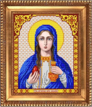 Рисунок на ткани для вышивки бисером И-4145 Святая Мироносица Мария Магдалина 20х24,5см