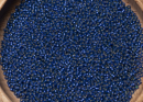 Бисер Япония MIYUKI Seed Beads 15/0 5г 1653 окрашенный сумеречный синий полуматовый серебряная линия внутри